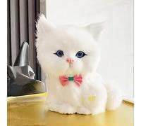Furry Cat Piggy Bank Simulation Kitten Savings Coin Bank Money Box, Birthday, Christmas, New Year's Gift
