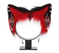 Furry Cosplay Headband With Jewelry COSPLAY Halloween Cartoon Role Playing Props Prom Party Role Playing Accessories Ear Headband Kids