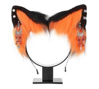 Furry Cosplay Headband With Jewelry COSPLAY Halloween Cartoon Role Playing Props Prom Party Role Playing Accessories Ear Headband Kids