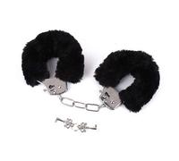 Furry Cuffs Working Metal Handcuffs - Pink