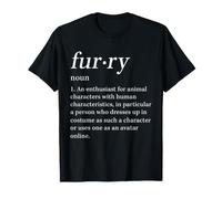 Furry Definition Dictionary Design - Bold Serif T-Shirt