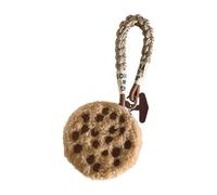 Furry Donutes Coin Holder, Portable Zippered for Jewelry Storage, Compact Travel Children Cookie-Shaped Coin Purse