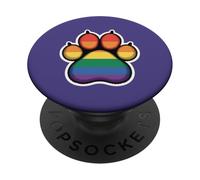 Furry Fandom Animal Paw Fursonas LGBTQ+ PopSockets Adhesive PopGrip