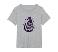 Furry Friend Forever Cat Lover T-Shirt, Women's Plus, Heather Grey, 2X