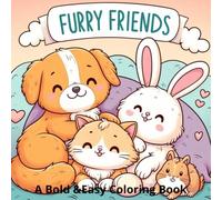 Furry Friends: A Bold & Easy Coloring Book
