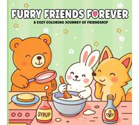 Furry Friends Forever: A Cozy Coloring Journey of Friendship more than 42 Coloring pages.