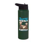 Furry Friends Forever Ferret Owner Stainless Steel Insulated Water Bottle