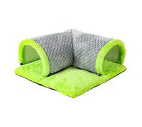 Furry Mini Passage: Soft Burrowing and Small Creatures Retreat, Mammal Pocket Shelter, Compact for Rodents | Padded Passage a Safe Environment