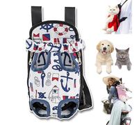 Furry Pawsy Carrier, 34 Style Furry Pawsy Cat Carrier, Pet Dog Carrier Front Chest Backpack, with Adjustable Comfortable Shoulder Straps, Breathable Mesh, Built-in Pet Lock, for Dog Cat (B11,M)
