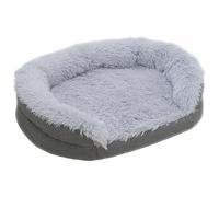 Furry Plush Dog Bed Soft Cushion AntiSlip Bottom Breeds Sofa Bed for Large Breeds Winter Warmth Home Indoor Decoration Dog Sofa for Winter