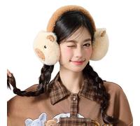 Furry Plush Foldable Earmuffs For Cold Weather Outdoor Winter Activity Ear Covers Animal Ear Protectors For Students Indoor Outdoor Warmer