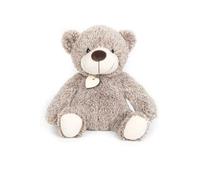 Furry Plush Teddybear Weighted Doorstop - Light Brown