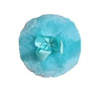 Furry Powder Puff, Body Powder Puff | Loose Body Cosmetic Powder Puff with Ribbon Loop - Body Powder Applicator for Baby, Kids and Adults, Maq Tool
