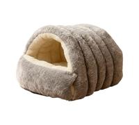 Furry Retreat Dome - Soft Snug ColCabin Cleanable, Coziy Creature Lodgee Enclosure Cushion Rest Hub | Small Dog Bunny Cuub Den Suite Flat Lounge Terrace Frost Season Holiday Residence Ease