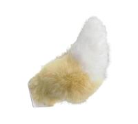 Furry Tail Decor - Motorcycle Cosplay Accessory for Motion Style | Rear Mounted Soft Plush Design with Flexible Swing Effect Feature & Clip Secure Attachment System for Daily Riding Long Tours Stage