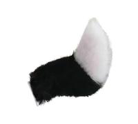 Furry Tail Decor - Motorcycle Cosplay Accessory for Motion Style | Rear Mounted Soft Plush Design with Flexible Swing Effect Feature & Clip Secure Attachment System for Daily Riding Long Tours Stage