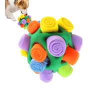 Furry Toy - Dog Snuffle Ball, Unbreakable Interactive Treat Puzzle Feeder | Durable Sniff Enrichment Training Supplies For Small Medium Puppies Dogs Pets Indoor Outdoor Playing Chewing Digging