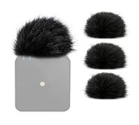Furry Windscreen for Rode Wireless Go 2, Microphone Wind Cover Muff for Rode Wireless Pro/Rode Wireless ME/VideoMic Pro Fluff Windscreen for Wind and Background Noise Reduction by SUNMON (4PC)
