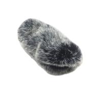 Furry windscreen muffs for DSLR microphones provide effective noise cancellation in the outdoors