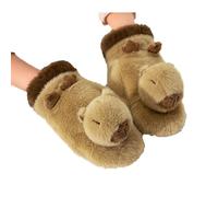 Furry Winter Gloves Mittens for Women Cute Cartoon Animal Fluffy Hand Warmer Full Finger Cartoon Capybara Dolphin Thermal Handwear Outdoor Windproof Cycling Gloves Fancy Dress Gloves for Party Xmas
