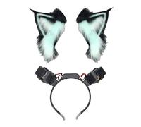 Furry Wolf Cosplay Party Anime COSPLAY Halloween Dynamic Ear Role Playing Props Prom Party Role Playing Accessories Weight Detecting Ear Headband