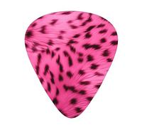 Furry Zebra Leopard guitar pick set, 3 different thicknesses, 12 pieces for a variety of instruments