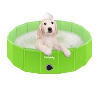 furrybaby Dog Pool, Durable Dog Paddling Pool with Small (Green 80cm)