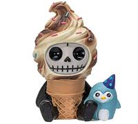 Furrybones Summit Collection Softo Figurine Decorative Signature Skeleton Ice Cream Cone Costume 3 Inch Tall Collectible Statue