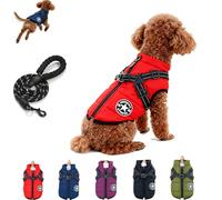 Furryking Dog Winter Coat,Furryking 3 In 1 Winter Jacket,Waterproof And Windproof Dog Winters Coat with Leash,Warm Comfortable Dogs Winters Jacket for Small, Medium Large Dogs (Red,3XL)