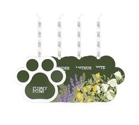 FURRYPURR Car Air Freshener Cute Paw Hanging, Lavender Cedar/Osmanthus/White Rose Pack of 3, Pet-Friendly, Non-toxic, Long Lasting for Home & Auto