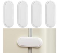 Fursafe&Q Baby Proof Cabinet Locks, Child Safety Locks Adhesive Drawer Lock for Fridge Ovens Dresser Closet Latches No Drill Multi-Purpose Cupboard Locks for Furniture Kitchen 4Pack