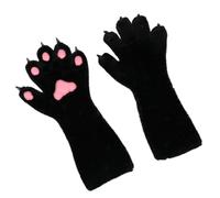 Fursuit Animal Claw Gloves For Girl Cosplay Furry Plush Paws Gloves Adult Halloween Party Dress Up Gloves Accessories