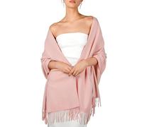 FURTALK Womens Scarf Ladies Pashmina Shawls and Wraps Large Soft Warm Blanket for Gifts Winter, Pink