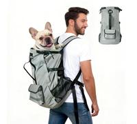 Furtent Dog Backpack Carrier, Ergonomic Pet Travel Bag, Suitable for Medium and Large Dogs, Built-in Leash and Adjustable Buckle, Ideal for Hiking and Cycling, M