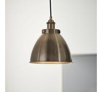furth small ceiling pendant light in antique brass