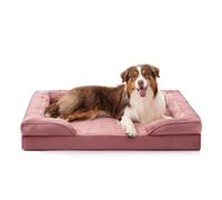 FURTIME Orthopedic Dog Bed for Medium Size Dog, Waterproof Dog Beds, 35x25x6.5 Supportive Foam Pet Couch Bed with Removable Washable Cover and Nonskid Bottom