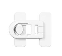 Furtryvl 2 Pieces Fridge Locks, Child Safety Cupboard Locks, Childproof Refrigerator Lock, Safety Latch Catch Lock, Child Proof Freezer Door Lock, No Tools or Drilling Needed