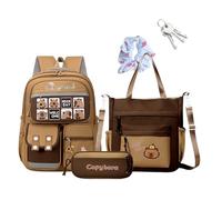 Furtryvl Capybara Backpack for Girls,Reflective Cute Bookbag | Large Capacity Pencil Case Sling Bag for Lovers Travel Youth Picnic Kids Graduation Christmas