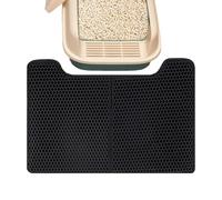 Furtryvl Cat Mats for Litter | U-shaped Anti-Slip Cat Mat - U-shaped Anti-Slip Cat Mats for Litter Box, Water Resistant Double Layer Scatter Control Mat for Cats