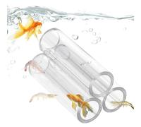Furtryvl Crystal Shelter House for Small Shrimp - Transparent Acrylic Tube Aquarium Shrimp Cave Breeding | Tube Aquarium Shrimp Cave Breeding, Habitat Crystal Shelter House for Small Shrimp Small Fish