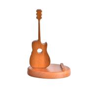 Furtryvl Guitar-Shaped Cell Phone Stand, Guitar Style Phone Holder For Desk, Wooden Desktop Phone Holder, Beautiful Phone Mount Ornament, Beautiful Desktop Phone Holder For Guitar Lovers