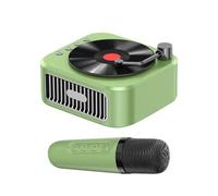 Furtryvl Karaoke Speaker with Microphone, Small Karaoke Machine with Microphone, Retro Singing Toy Handheld Portable Music Player for Toddler & Party