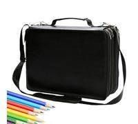 Furtryvl Marker Holder Case - Large Capacity Pencil Case Marker Organizer,School Supply Organizer Container, Hobby Art Craft Box for Watercolor Pencil, Makeup Brush