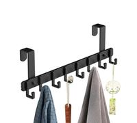 Furtryvl Over Door Hooks | Over The Doors Towel Rack - Stable Load-Bearing Coat Hanger, Hangable Organizer for Robes Hat Clothes Keys Purse