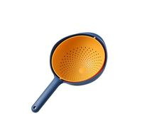 Furtryvl Rice Colander Strainer, Large Capacity Strainer Bowl Washing Basket, Space Saving Multifunctional Sink Colander Portable Strainer Basket for Fruits Grains