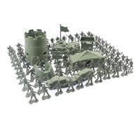 Furtryvl Toy Soldier Men 100pcs Weapons Action Figures Playset | Interactive Toy Sets Decorative, Force Men Battle Playset, Kids Role Play Battle Toys, Combat Task Game Pieces Outdoor A