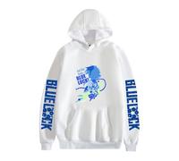 furuide Anime Blue Lock Printed Hoodie, Men & Women Classic Design Soft and Breathable Casual Oversized Sweatshirt (white-2,S)