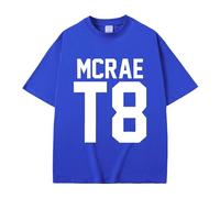 furuide Singer Tate McRae Graphic T Shirts,Unisex Casual Printed Short Sleeve T-Shirt (Blue,M)