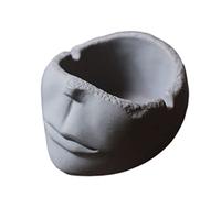 FURUIM2024M Ashtrays Ashtray Home Made Old Living Room Decoration Retro Cement Ashtray Simple and Simple Art Tea Table Decoration Cigarette Cigar Ashtray Home Ashtrays