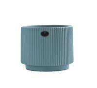 FURUIM2024M Plants Flower Pots Ceramic Flowerpot Extra Large Caliber Phalaenopsis Flowerpot with Tray Indoor Hanging Orchid Green Roses Gardening Pot(Gris,Medium)